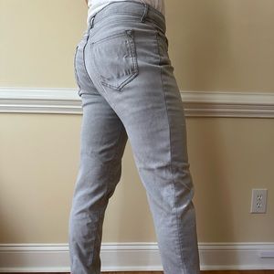 Eddie Bauer womens size 6 light grey jeans.